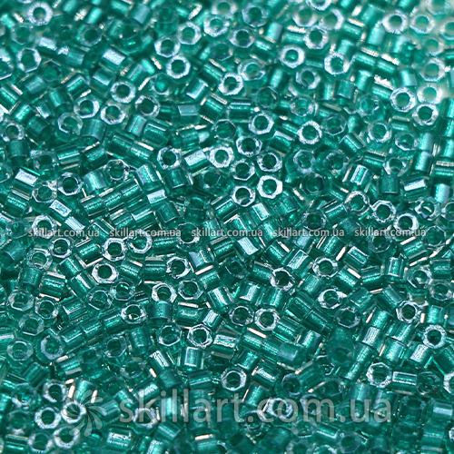 Бисер DBC-918 Miyuki Delica Beads Cut 11/0 (рубка, зеленая бирюза)